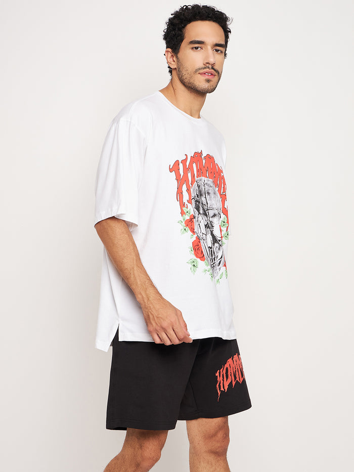 White Black Cord Set Top