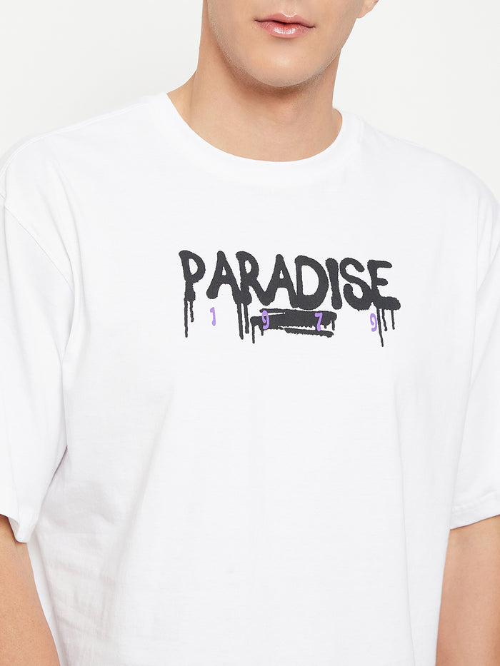 White Paradise Oversize T-Shirt