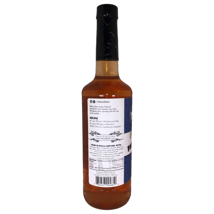 White's Elixirs Old Fashioned Cocktail Mix: 8oz