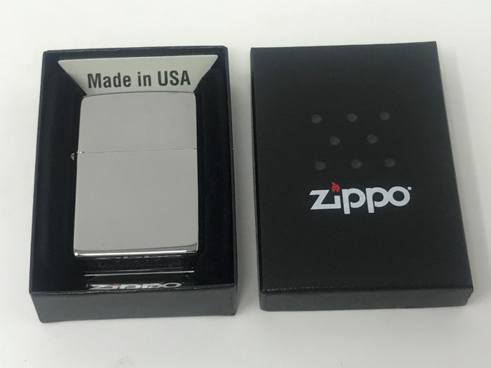 Zippo Lighter - Highly Polished Chrome